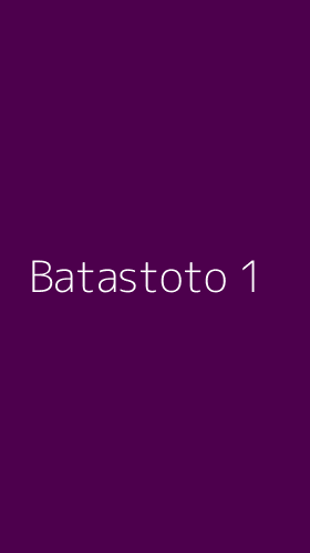 Tampilan Antarmuka Aplikasi Batastoto - 1
