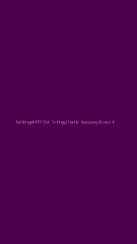 Tampilan Antarmuka Aplikasi Batiktogel Rtp Slot Tertinggi Hari Ini Gampang Maxwin - 4