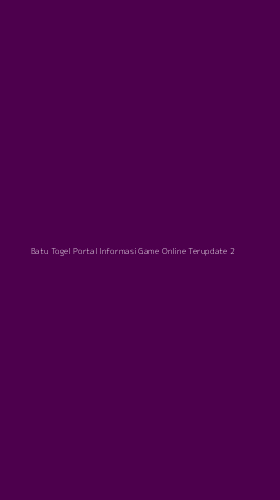 Tampilan Antarmuka Aplikasi Batu Togel Portal Informasi Game Online Terupdate - 2