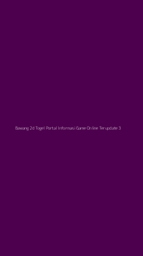Tampilan Antarmuka Aplikasi Bawang 2d Togel Portal Informasi Game Online Terupdate - 3