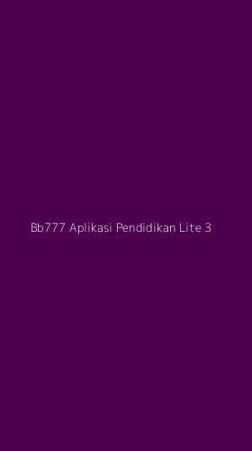 Tampilan Antarmuka Aplikasi Bb777 Aplikasi Pendidikan Lite - 3