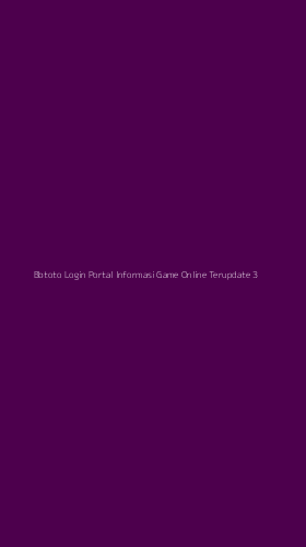 Tampilan Antarmuka Aplikasi Bbtoto Login Portal Informasi Game Online Terupdate - 3