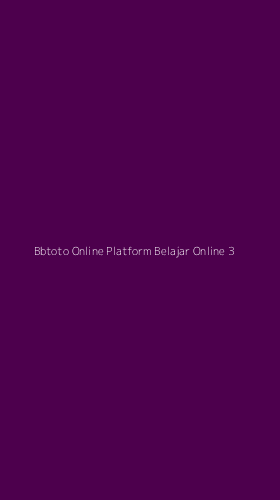 Tampilan Antarmuka Aplikasi Bbtoto Online Platform Belajar Online - 3