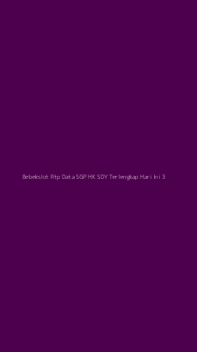 Tampilan Antarmuka Aplikasi Bebekslot Rtp Data Sgp Hk Sdy Terlengkap Hari Ini - 3