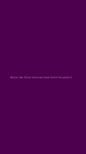 Tampilan Antarmuka Aplikasi Belijitu Net Portal Informasi Game Online Terupdate - 2