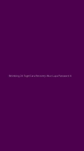 Tampilan Antarmuka Aplikasi Belimbing 2d Togel Cara Recovery Akun Lupa Password - 4