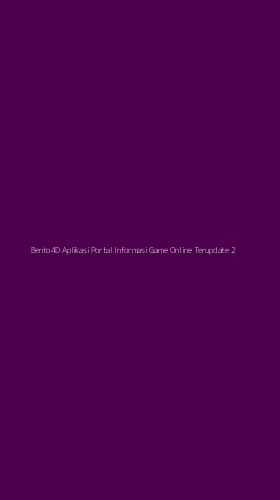 Tampilan Antarmuka Aplikasi Bento4d Aplikasi Portal Informasi Game Online Terupdate - 2