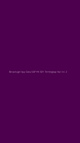 Tampilan Antarmuka Aplikasi Berastogel App Data Sgp Hk Sdy Terlengkap Hari Ini - 2