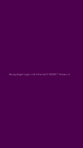 Tampilan Antarmuka Aplikasi Berjayatogel Login Link Alternatif Sbobet Terbaru - 4