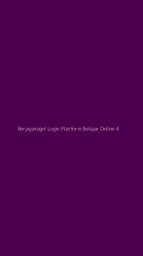 Tampilan Antarmuka Aplikasi Berjayatogel Login Platform Belajar Online - 4
