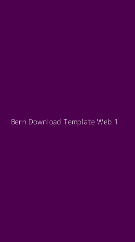 Tampilan Antarmuka Aplikasi Bern Download Template Web - 1