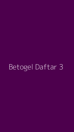 Tampilan Antarmuka Aplikasi Betogel Daftar - 3
