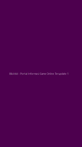 Tampilan Antarmuka Aplikasi Bibit4d - Portal Informasi Game Online Terupdate - 1