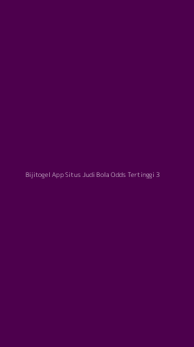 Tampilan Antarmuka Aplikasi Bijitogel App Situs Judi Bola Odds Tertinggi - 3