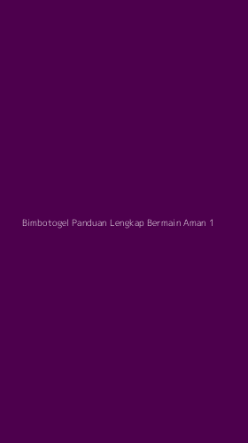 Tampilan Antarmuka Aplikasi Bimbotogel Panduan Lengkap Bermain Aman - 1