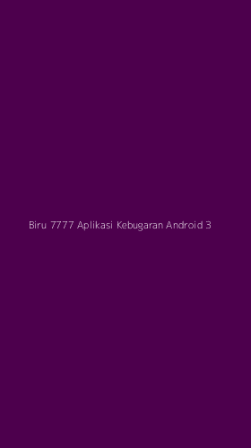 Tampilan Antarmuka Aplikasi Biru 7777 Aplikasi Kebugaran Android - 3