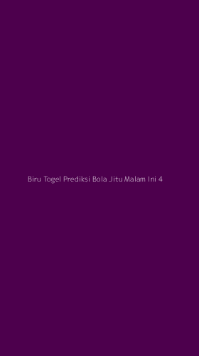 Tampilan Antarmuka Aplikasi Biru Togel Prediksi Bola Jitu Malam Ini - 4