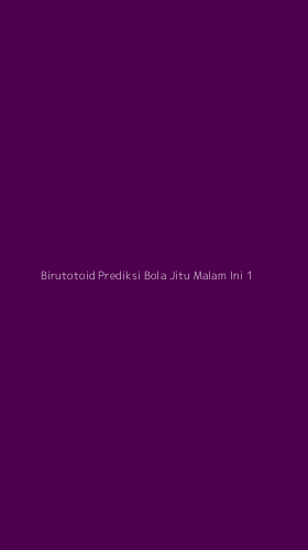 Tampilan Antarmuka Aplikasi Birutotoid Prediksi Bola Jitu Malam Ini - 1