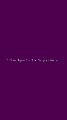 Tampilan Antarmuka Aplikasi Bo Togel Japan Download Template Web - 4