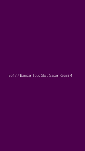 Tampilan Antarmuka Aplikasi Bo177 Bandar Toto Slot Gacor Resmi - 4
