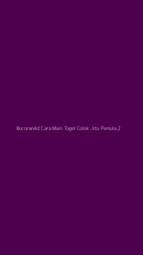 Tampilan Antarmuka Aplikasi Bocoran4d Cara Main Togel Colok Jitu Pemula - 2