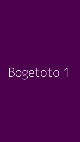 Tampilan Antarmuka Aplikasi Bogetoto - 1