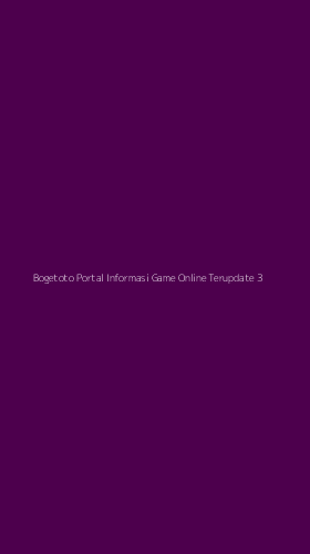 Tampilan Antarmuka Aplikasi Bogetoto Portal Informasi Game Online Terupdate - 3