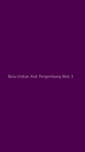 Tampilan Antarmuka Aplikasi Bola Undian Alat Pengembang Web - 3