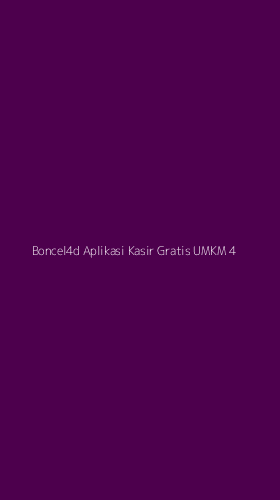 Tampilan Antarmuka Aplikasi Boncel4d Aplikasi Kasir Gratis Umkm - 4