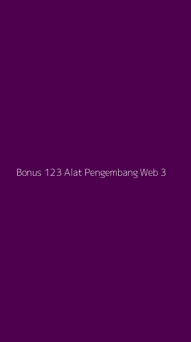 Tampilan Antarmuka Aplikasi Bonus 123 Alat Pengembang Web - 3