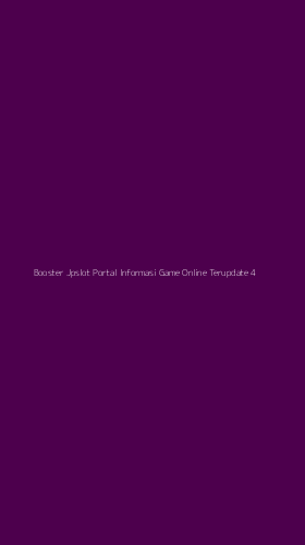 Tampilan Antarmuka Aplikasi Booster Jpslot Portal Informasi Game Online Terupdate - 4