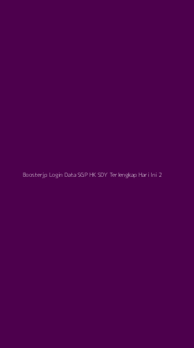 Tampilan Antarmuka Aplikasi Boosterjp Login Data Sgp Hk Sdy Terlengkap Hari Ini - 2