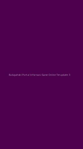 Tampilan Antarmuka Aplikasi Budayahoki Portal Informasi Game Online Terupdate - 3