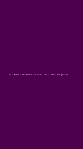 Tampilan Antarmuka Aplikasi Buditogel Link Portal Informasi Game Online Terupdate - 2