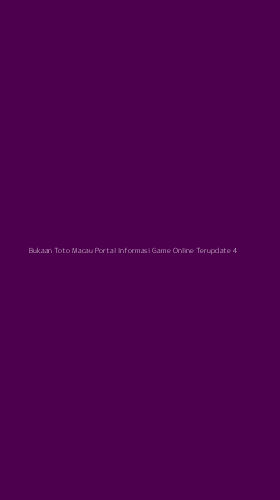 Tampilan Antarmuka Aplikasi Bukaan Toto Macau Portal Informasi Game Online Terupdate - 4
