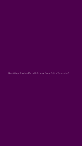 Tampilan Antarmuka Aplikasi Buku Mimpi Menikah Portal Informasi Game Online Terupdate - 3