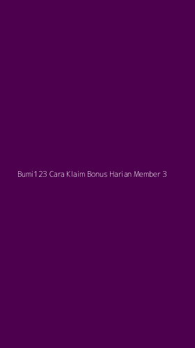 Tampilan Antarmuka Aplikasi Bumi123 Cara Klaim Bonus Harian Member - 3