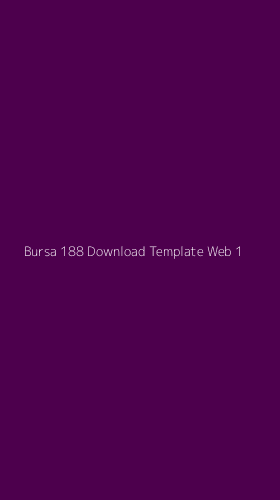 Tampilan Antarmuka Aplikasi Bursa 188 Download Template Web - 1