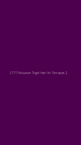 Tampilan Antarmuka Aplikasi C777 Keluaran Togel Hari Ini Tercepat - 2