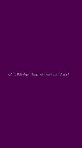 Tampilan Antarmuka Aplikasi Cafe168 Agen Togel Online Resmi Asia - 1