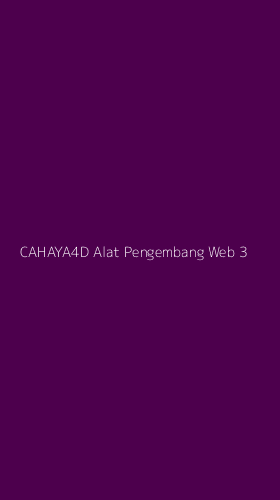 Tampilan Antarmuka Aplikasi Cahaya4d Alat Pengembang Web - 3