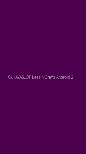 Tampilan Antarmuka Aplikasi Cahayaslot Desain Grafis Android - 2