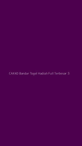 Tampilan Antarmuka Aplikasi Cak4d Bandar Togel Hadiah Full Terbesar - 3