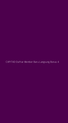 Tampilan Antarmuka Aplikasi Capit4d Daftar Member Baru Langsung Bonus - 4