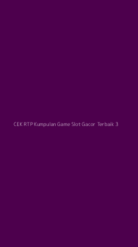 Tampilan Antarmuka Aplikasi Cek Rtp Kumpulan Game Slot Gacor Terbaik - 3