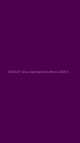 Tampilan Antarmuka Aplikasi Cekislot Situs Gaming Online Resmi 2026 - 3