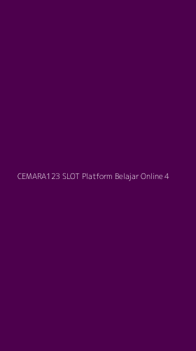 Tampilan Antarmuka Aplikasi Cemara123 Slot Platform Belajar Online - 4