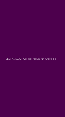 Tampilan Antarmuka Aplikasi Cempakaslot Aplikasi Kebugaran Android - 3