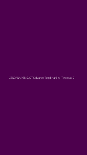 Tampilan Antarmuka Aplikasi Cendana168 Slot Keluaran Togel Hari Ini Tercepat - 2