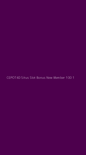 Tampilan Antarmuka Aplikasi Cepot4d Situs Slot Bonus New Member 100 - 1